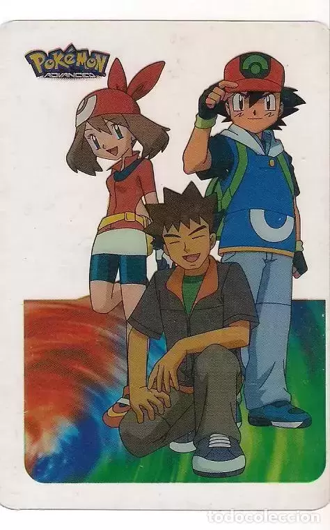 Lamincards Pokémon 2006 - Ash, Brock & Mery
