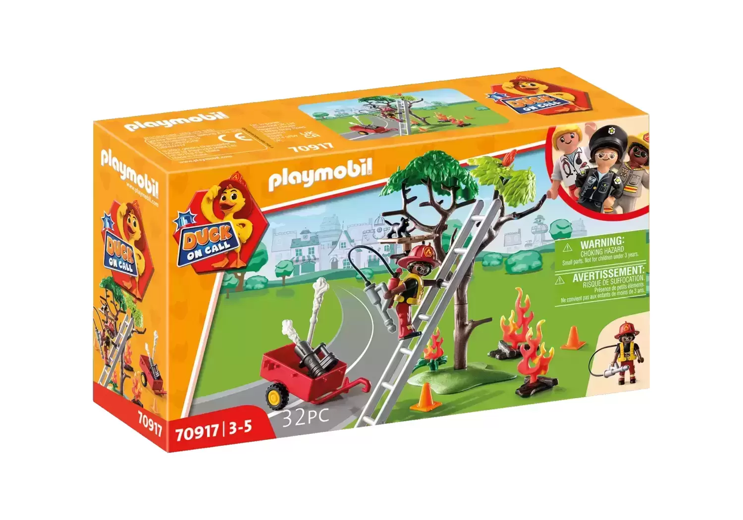 Playmobil Duck on Call - DUCK ON CALL - Pompier et chat