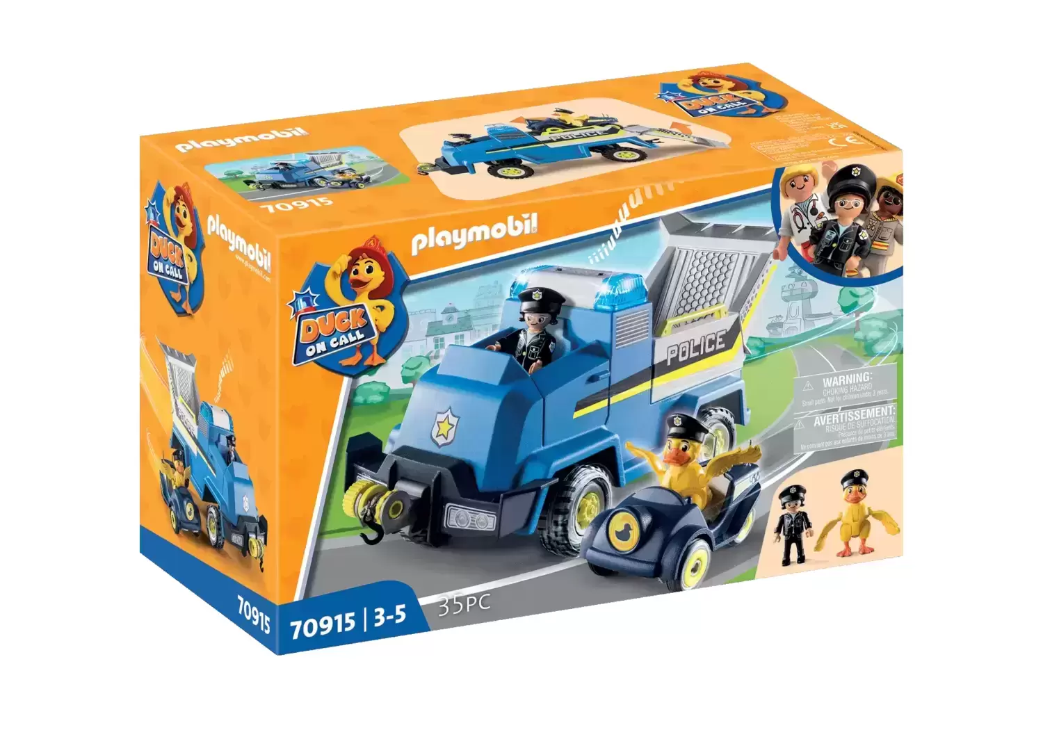 Playmobil Duck on Call - DUCK ON CALL - Véhicule de police