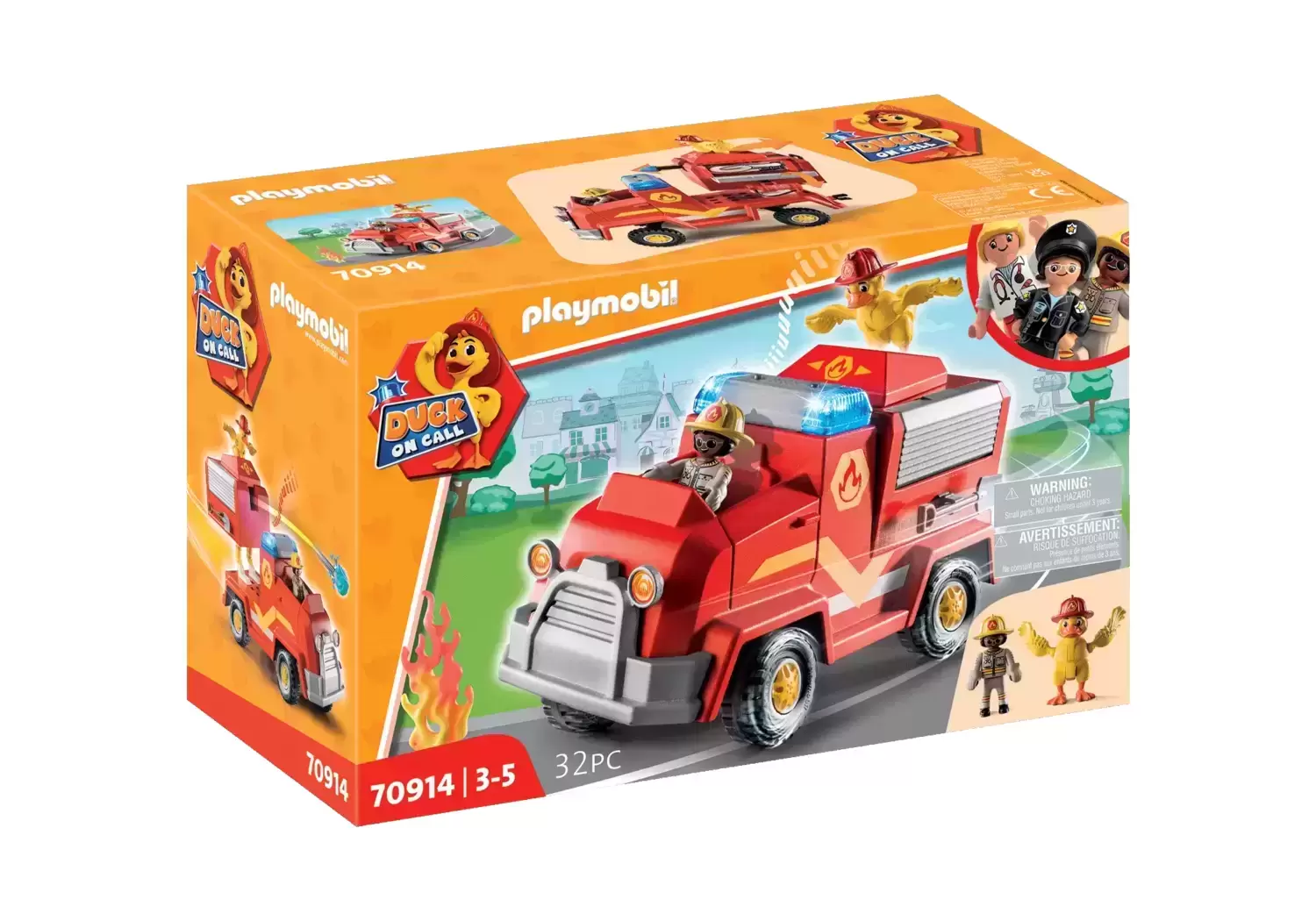 Playmobil Duck on Call - DUCK ON CALL - Véhicule de pompier
