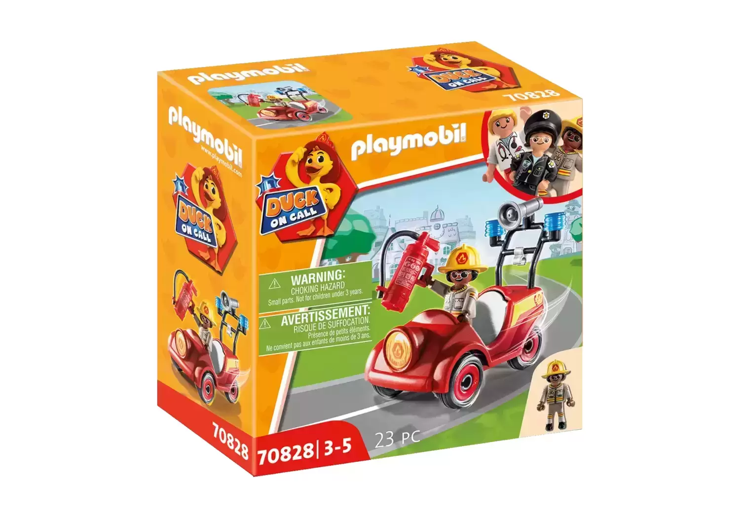 Playmobil Duck on Call - DUCK ON CALL - Voiturette de pompier