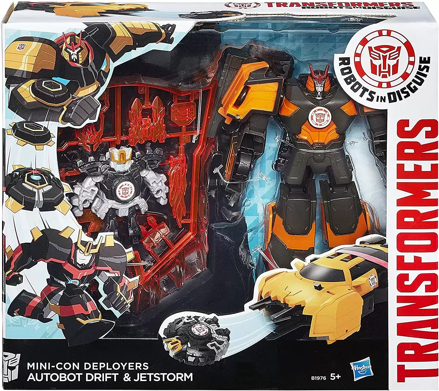 Transformers Robots in Disguise - Mini-Con Deployers Autobot Drift & Jetstorm