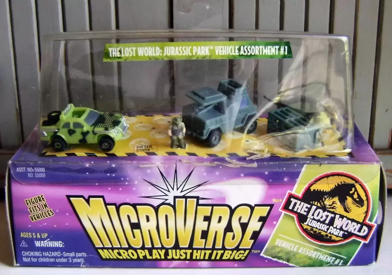Microverse - The Lost World - Jurassic Park Vehicle Assortment #1