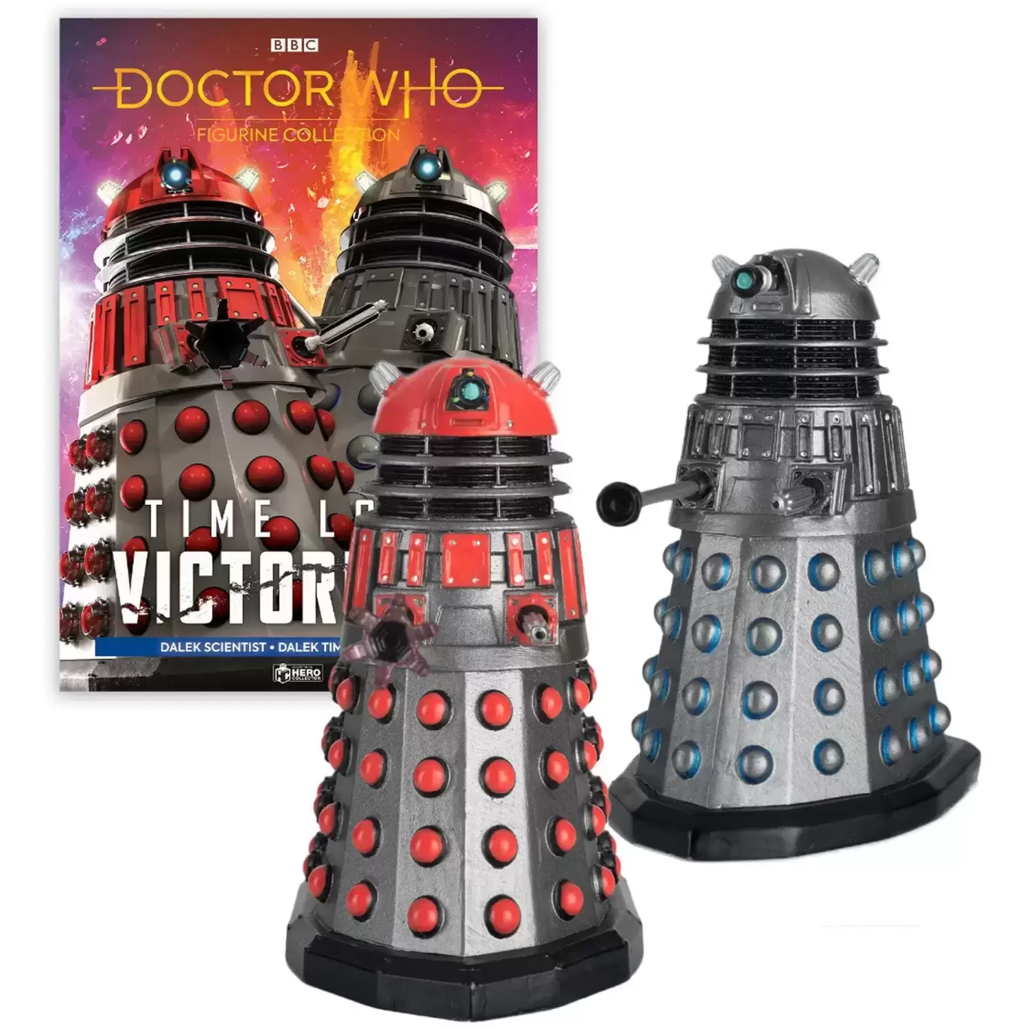 Doctor Who Eaglemoss - Dalek Time Commander & Dalek Scientist
