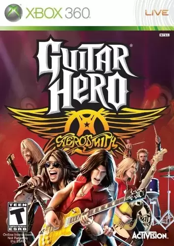 Jeux XBOX 360 - Guitar Hero Aerosmith