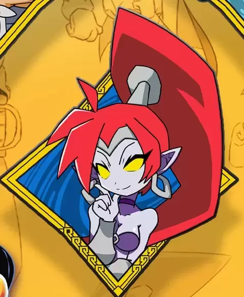 Shantae Pins - Udon - Nega-Shantae Character Portrait