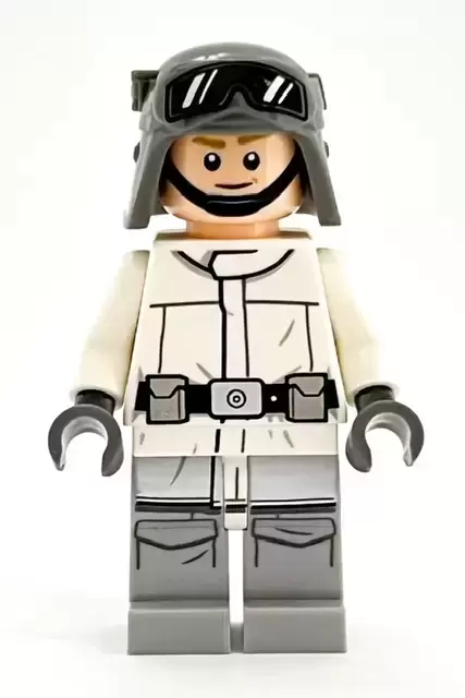LEGO Star Wars Minifigs - Imperial AT-ST Driver, Hoth (Helmet with Goggles, White Jacket)