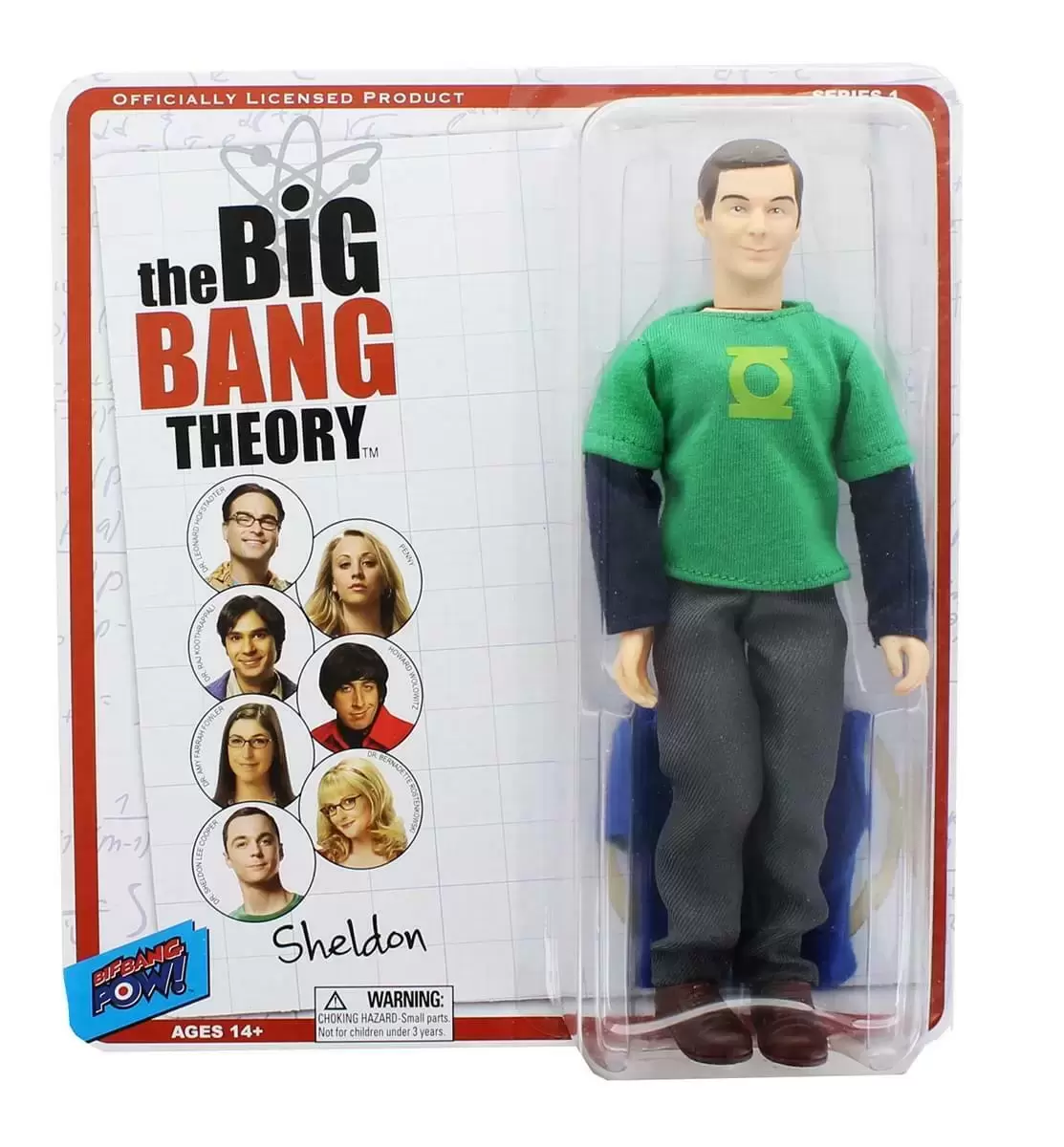 Bif Bang Pow - Big Bang Theory - Sheldon Cooper - Green Lantern/Superman Shirt 8\'\'
