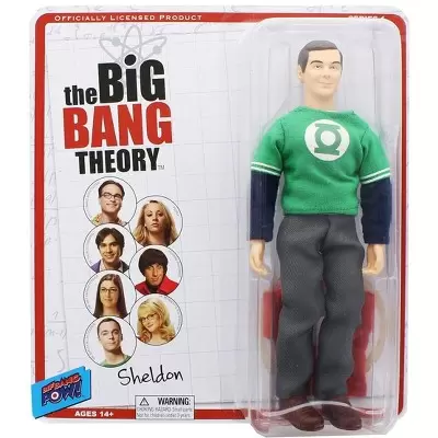 Bif Bang Pow - Big Bang Theory - Sheldon Cooper - Green Lantern/The Flash Shirt 8\'\'