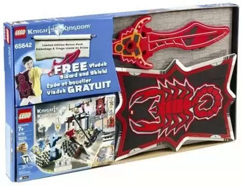 LEGO Knight\'s Kingdom - The Grand Tournament with sword and shield