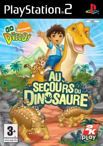 Go Diego Go! - Great Dinosaur Rescue - Sony Playstation 2 PS2