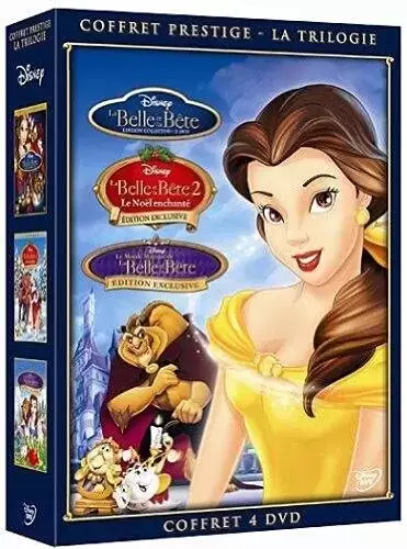 Autres DVD Disney - La Belle et la Bête + La Belle et la Bête 2 : Le Noël enchanté + Le monde magique de la Belle et la Bête - coffret 4 DVD