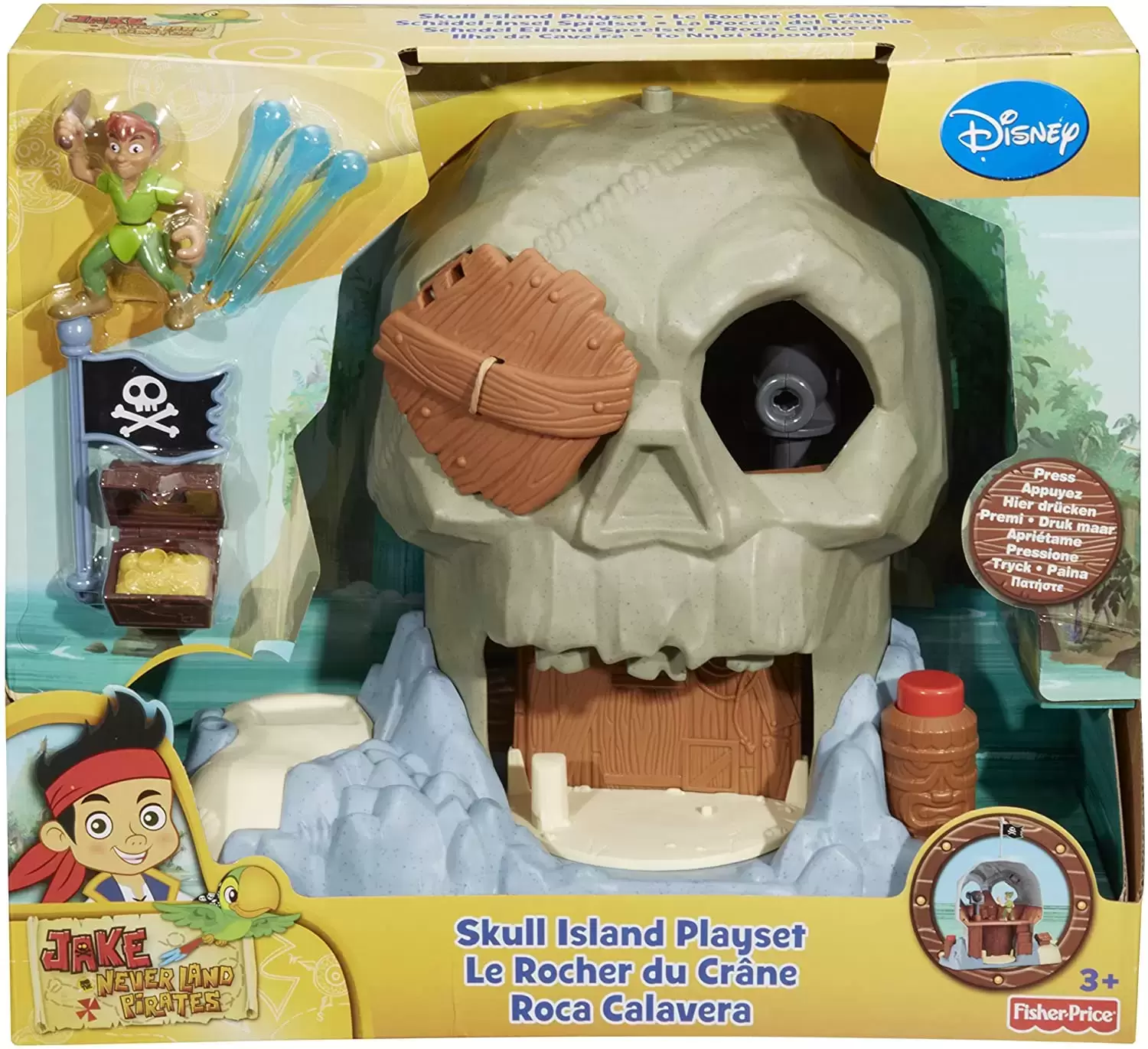 Skull Island Playset - Jakeand The Never Land Pirates - Fisher