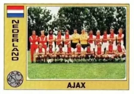 Euro Football 1977 - Ajax (Team) - Nederland