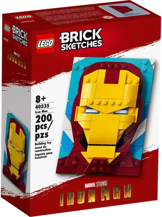 LEGO Brick Sketches - Iron Man