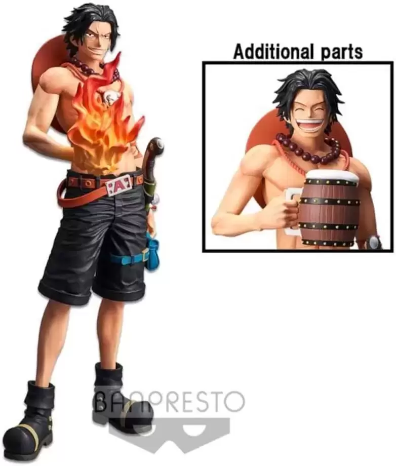 One Piece Banpresto - Portgas D. Ace - Grandista Nero