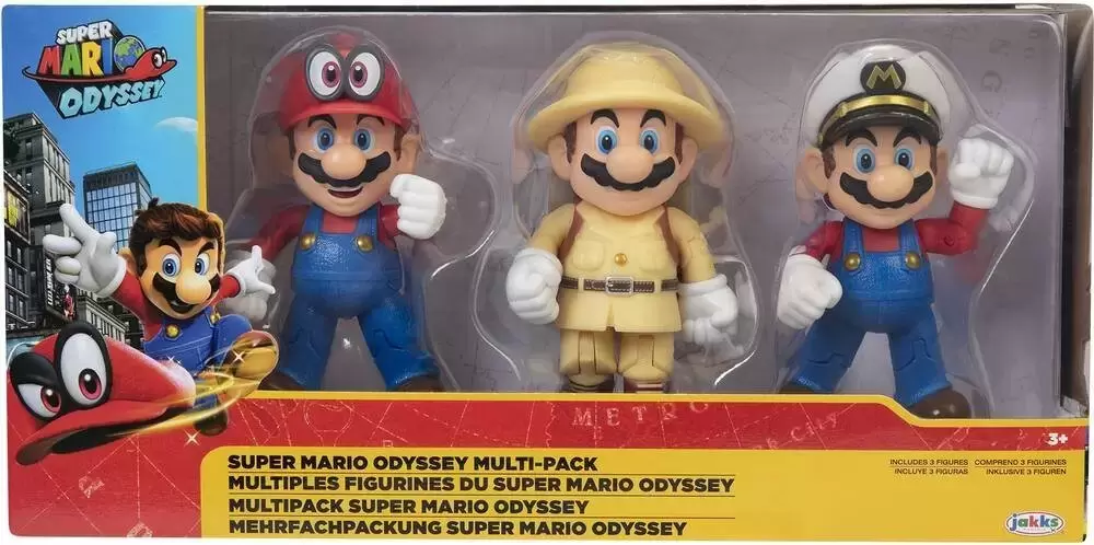 Pack de 3 figuras Super Mario Bros Wii