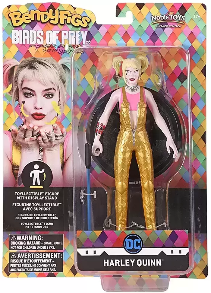 BendyFigs - Noble Collection Toys - DC - Harley Quinn - Brids of Prey