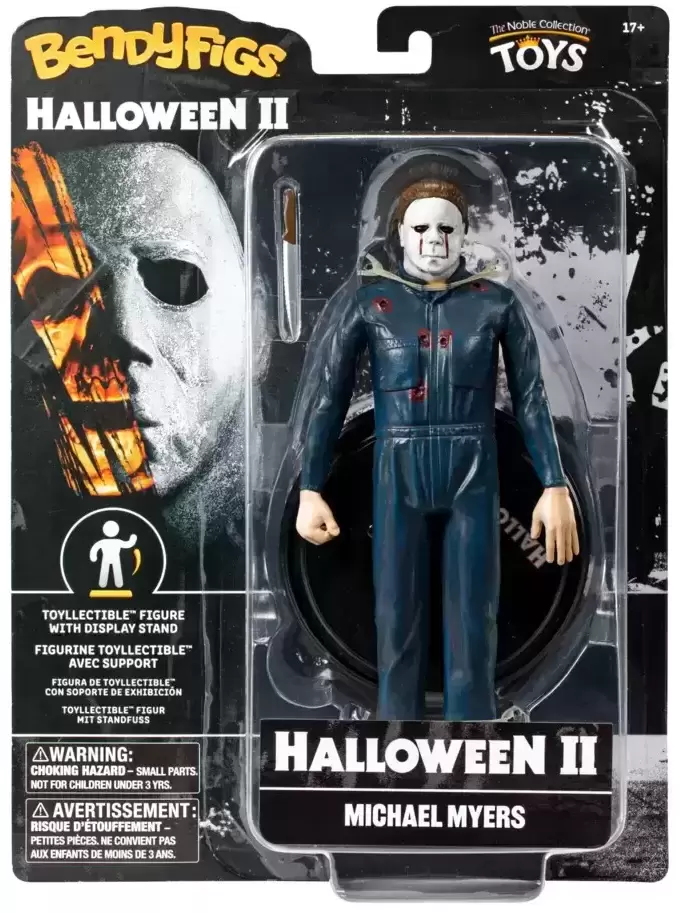 BendyFigs - Noble Collection Toys - HORROR - Halloween II - Michael Myers