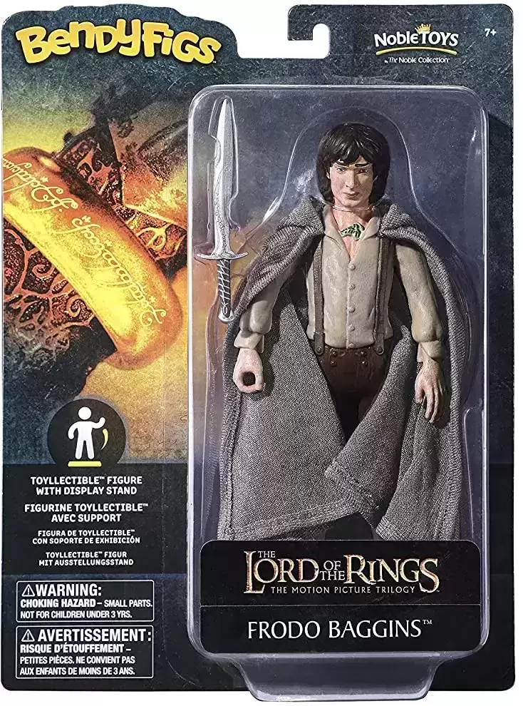 BendyFigs - Noble Collection Toys - LORD OF THE RINGS - Frodo Baggins