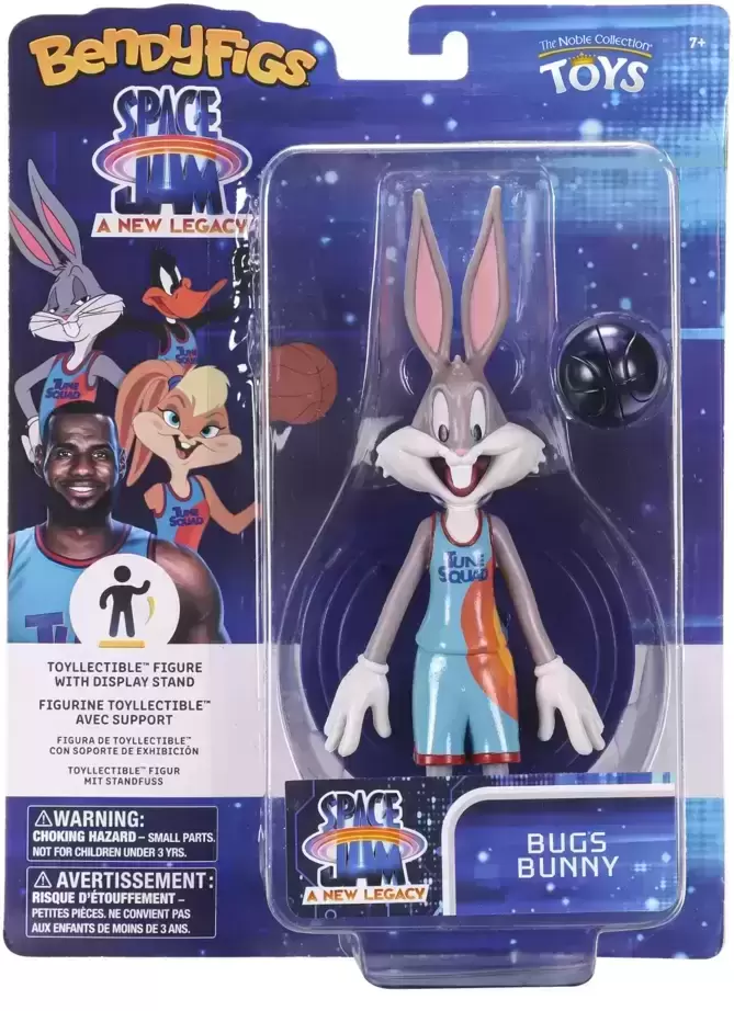 BendyFigs - Noble Collection Toys - SPACE JAM: A NEW LEGACY - Bugs Bunny