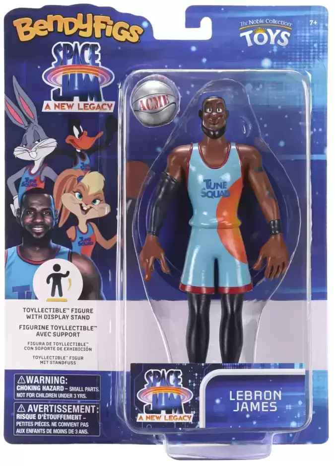 BendyFigs - Noble Collection Toys - SPACE JAM: A NEW LEGACY - LeBron James