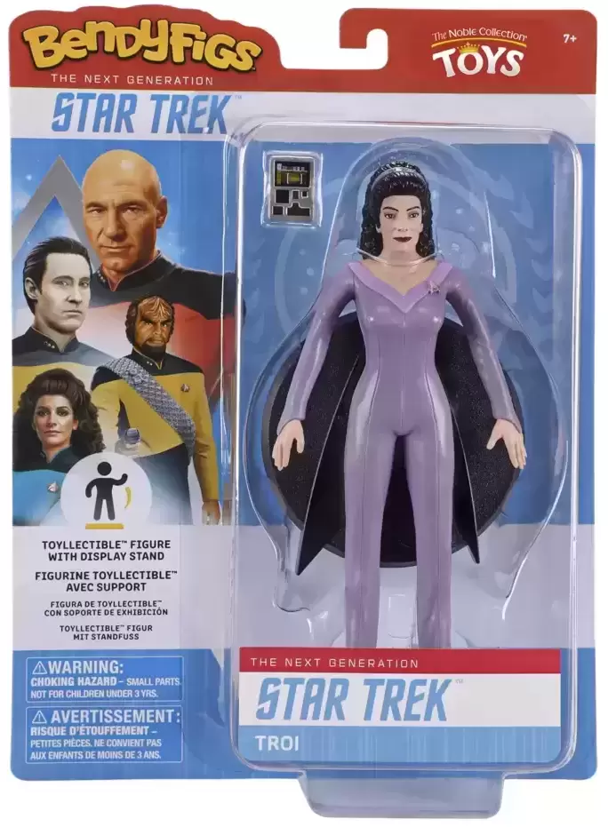 BendyFigs - Noble Collection Toys - STAR TREK: THE NEXT GENERATION - Deanna Troi