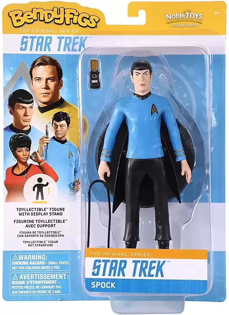 BendyFigs - Noble Collection Toys - STAR TREK: THE ORIGINAL SERIES - Spock