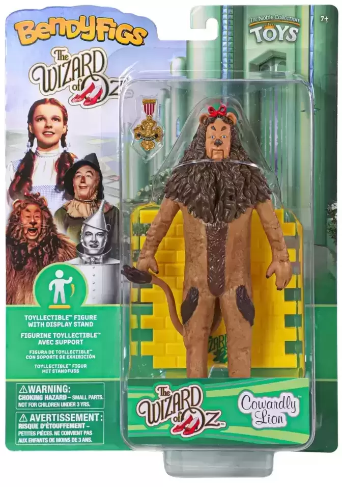 BendyFigs - Noble Collection Toys - WIZARD OF OZ - Cowardly Lion