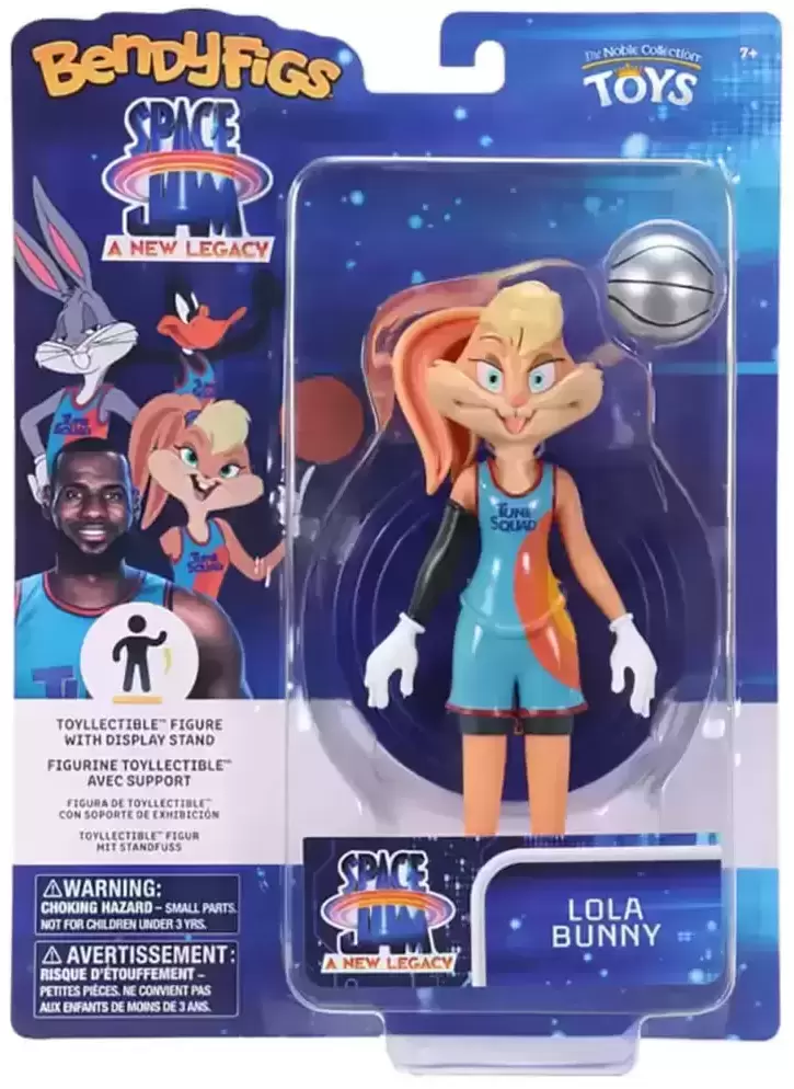 SPACE JAM: A NEW LEGACY - Lola Bunny - BendyFigs - Noble Collection Toys action  figure NN9589