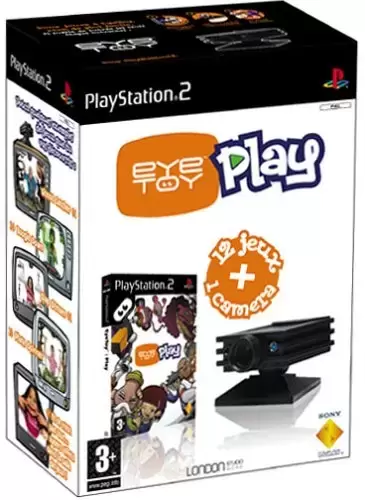Jeux PS2 - Eye Toy + Caméra + 12 Mini-jeux