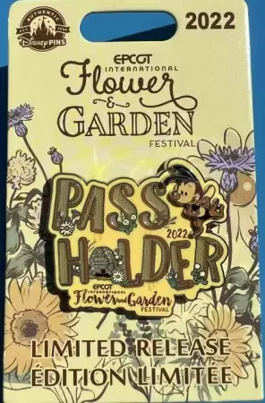 Epcot Flower and Garden Festival 2022 LE Pins - EPCOT International Flower & Garden Festival 2022 - Spike the Busy Bee Passholder Exclusive