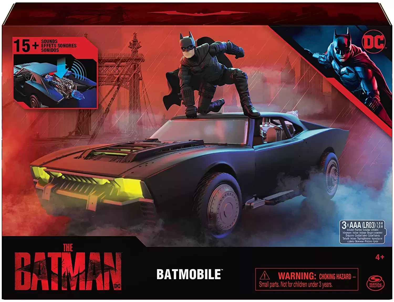 The Batman Action Figures - The Batman Batmobile