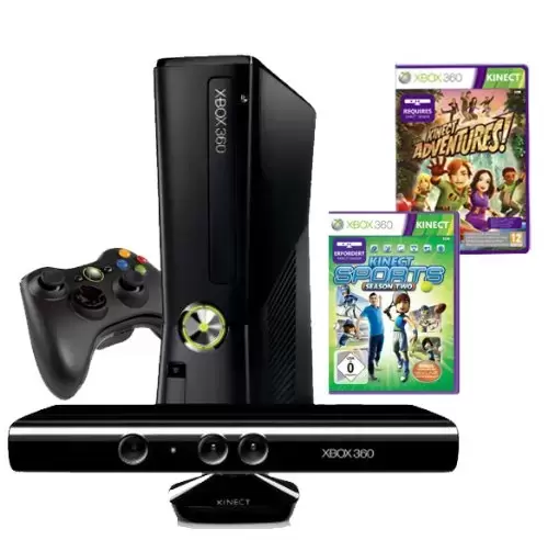 Matériel XBOX 360 - Console Xbox 360 4 Go + Kinect + Sports 2