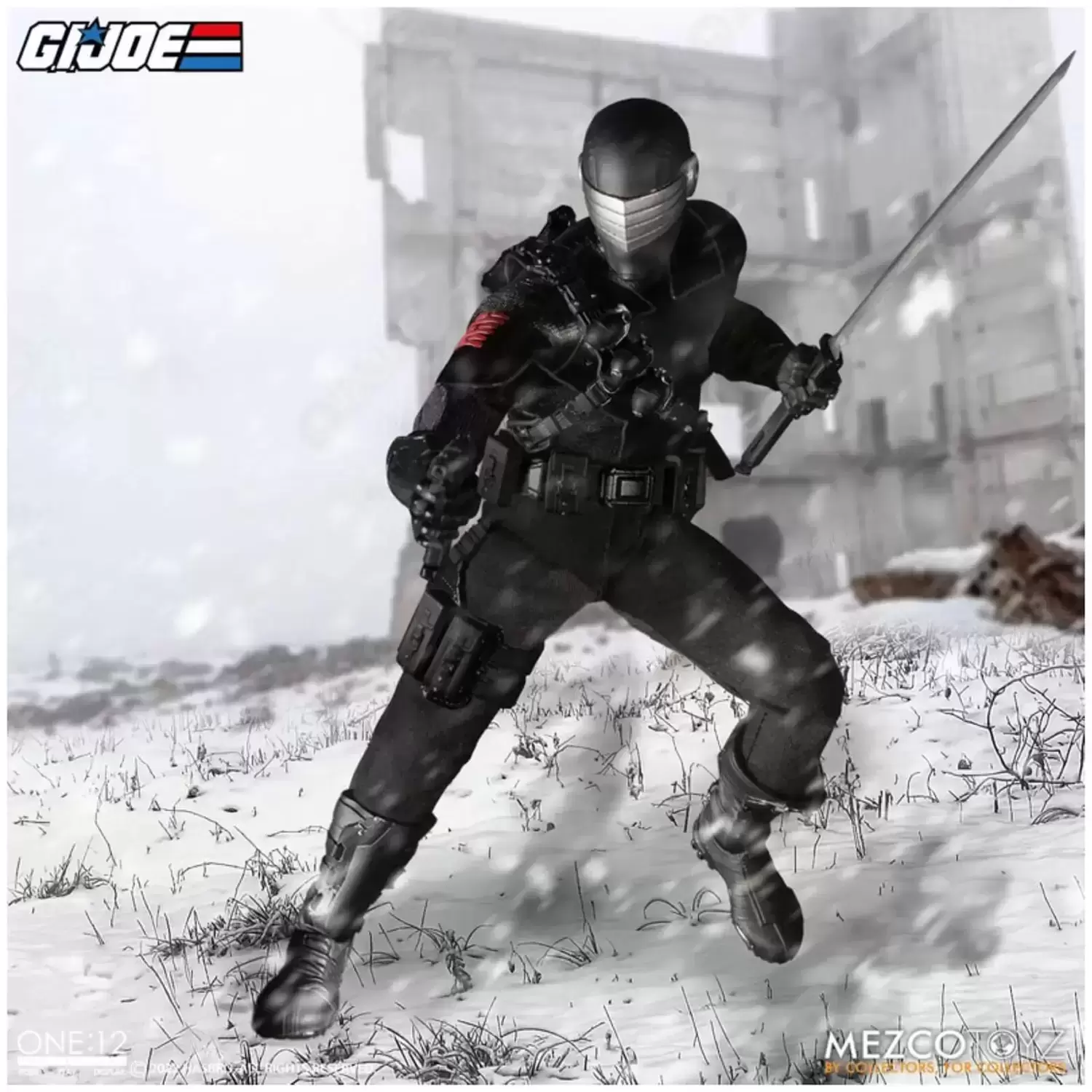 MezcoToyz - G.I. Joe Snake Eyes with Timber - One:12 Collective