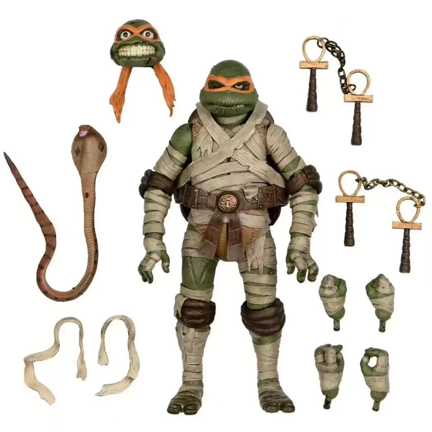 NECA - TMNT x Universal Monsters - Michelangelo as The Mummy