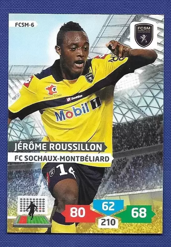 Adrenalyn XL 2013-2014 (France) - Jérôme Roussillon - Defenseur - FC Sochaux-Montbéliard