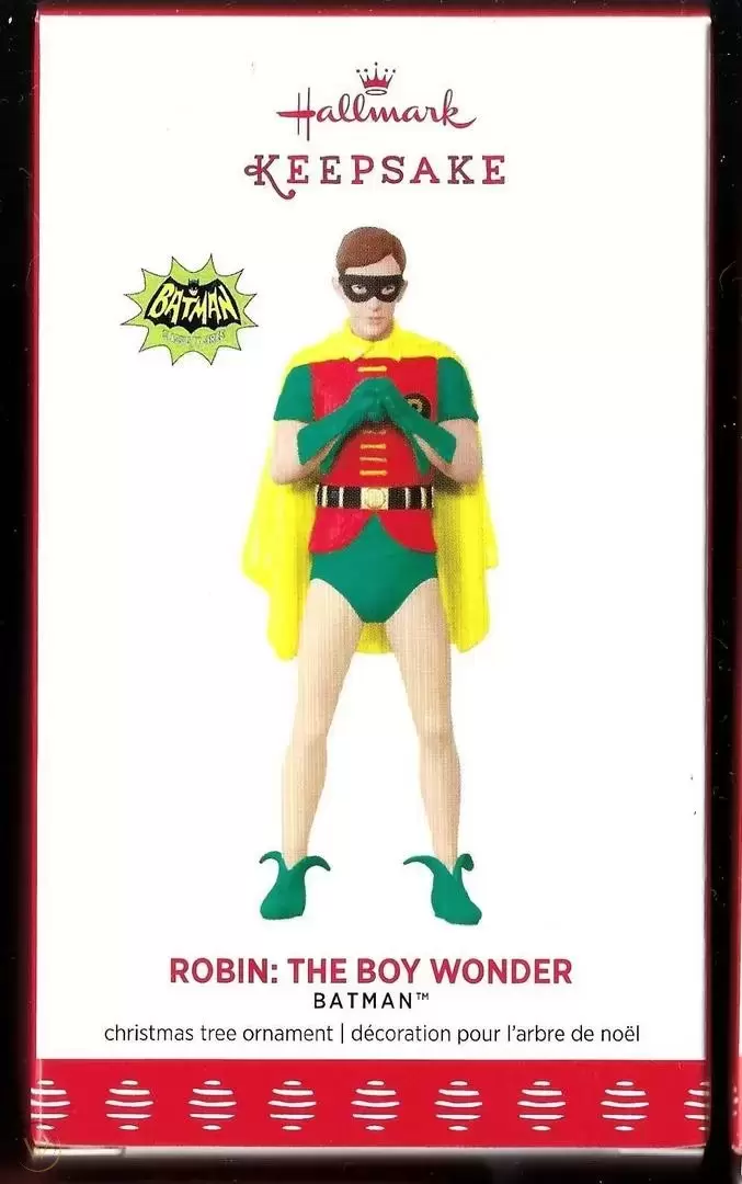 Hallmark Keepsake Ornament DC Super Hero - Batman Classic Tv Series - Robin The Boy Wonder
