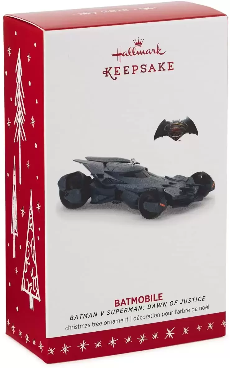 Hallmark Keepsake Ornament DC Super Hero - Batman Vs Superman - Batmobile