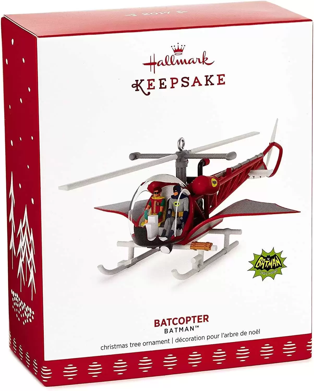 Hallmark Keepsake Ornament DC Super Hero - Batman Classic Tv Series - Batcopter