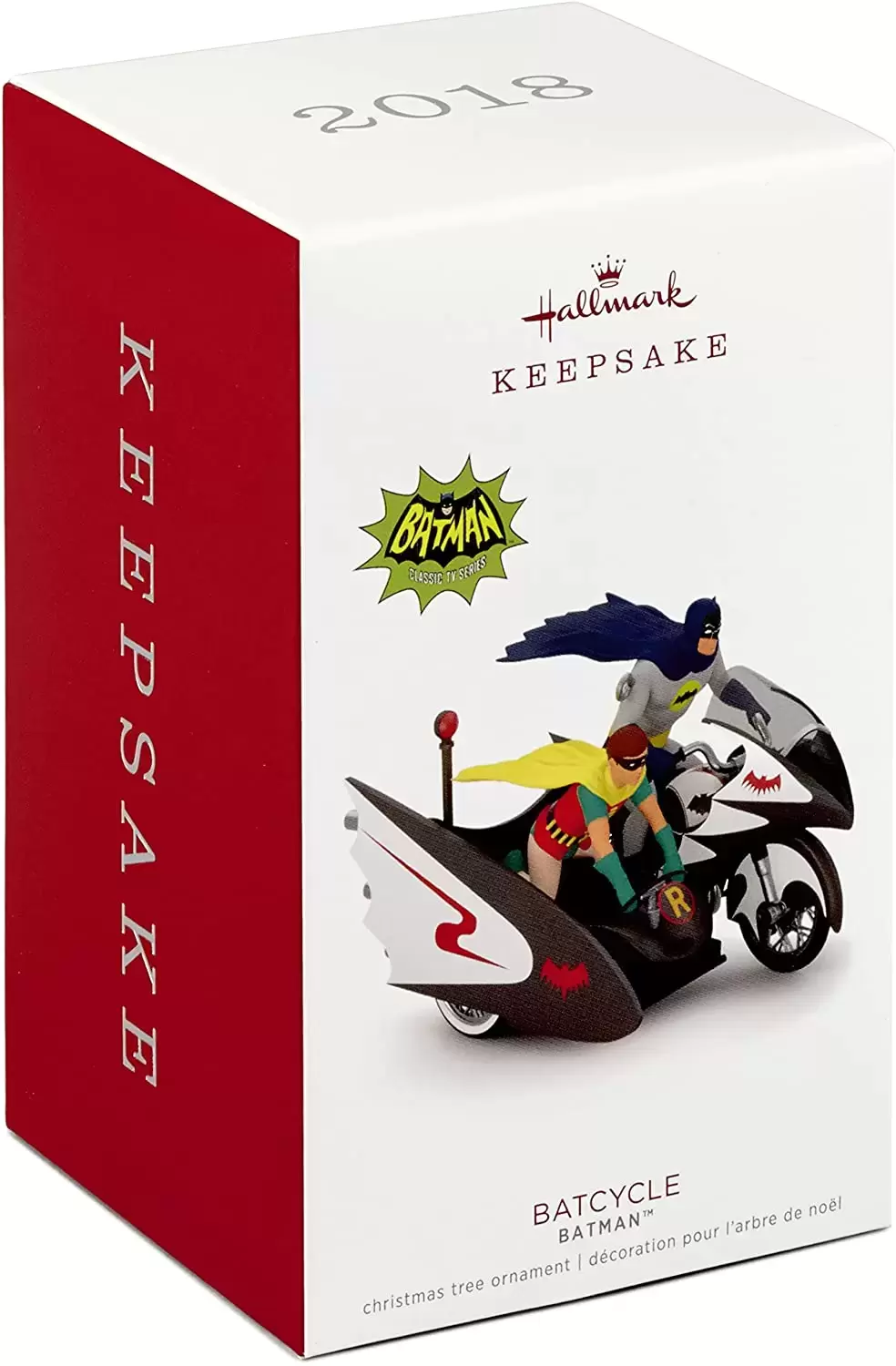 Hallmark Keepsake Ornament DC Super Hero - Batman Classic Tv Series - Batcycle