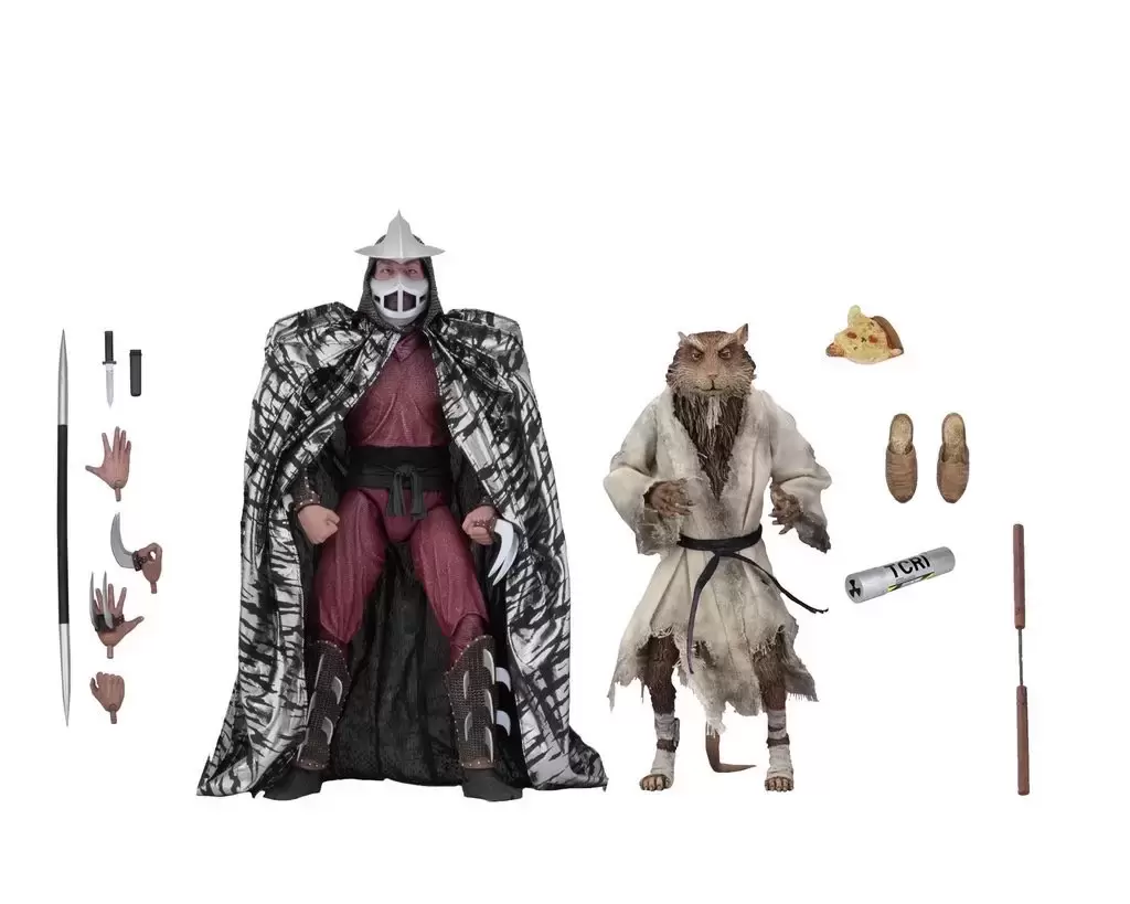 NECA - TMNT - Splinter & Shredder 2-Pack