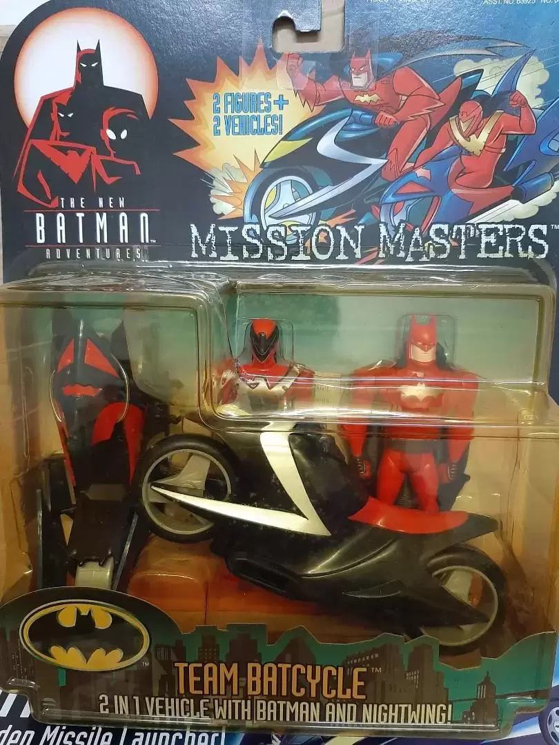 Batman Mission Masters - Team Batcycle: 2-in-1 vehicle + Batman + Nightwing