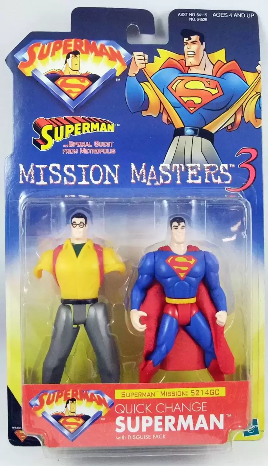 Batman Mission Masters - Quick Change Superman - Guest from Metropolis