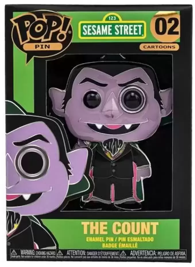 POP! Pin Cartoons - Sesame Street - The Count
