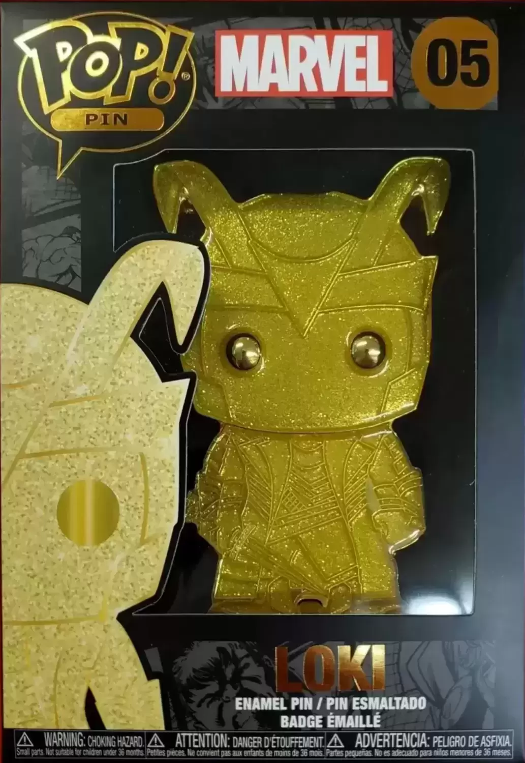 POP! Pin Marvel - Loki (Gold)
