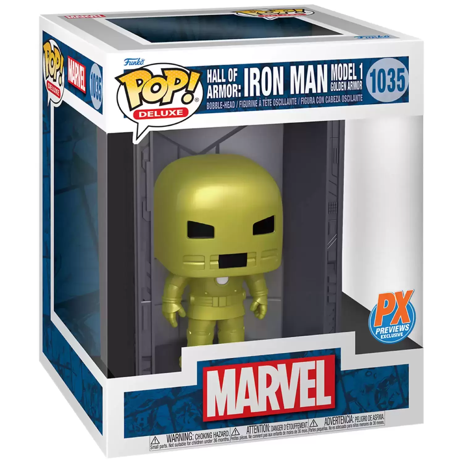 POP! MARVEL - Marvel Hall of Armor Iron Man - Model 1 Golden Armor