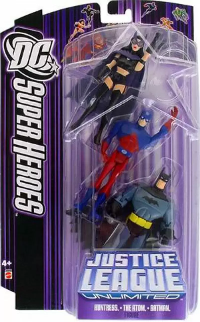 DC Super Heroes - Justice League Unlimited - Huntress / The Atom / Batman