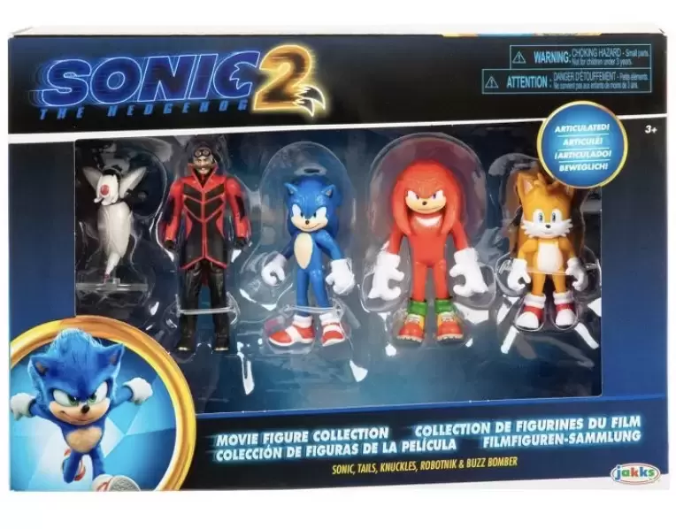 Jakks Pacific Sonic The Hedgehog - Sonic 2 - Movie Figure Collection