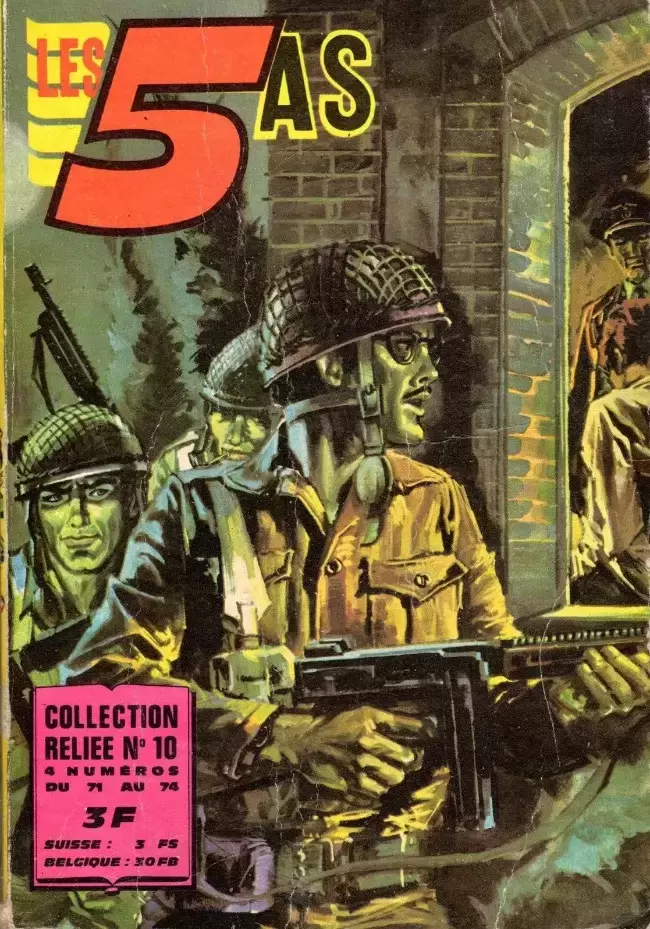 Les 5 As - Collection reliée N°10 (du n°71 au n°74)